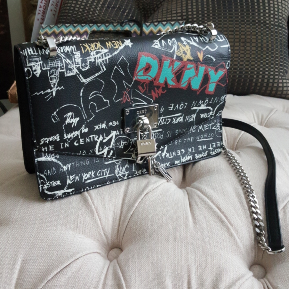 DKNY Elissa Graffiti Crossbody